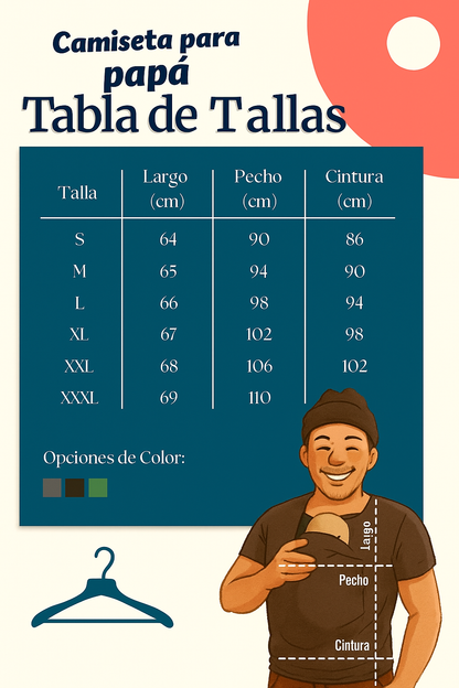 Camisa Canguro para Papá