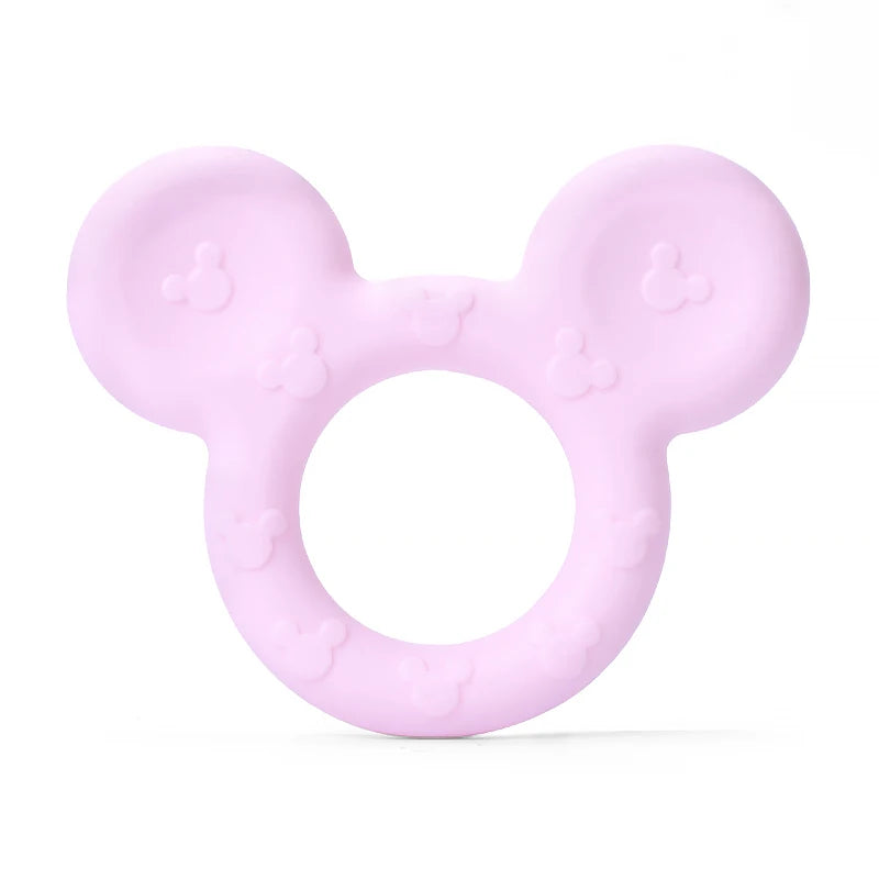 1PC Baby Teething Toys Cartoon Dinosaur Koala Animal Baby Teething Rodent for Pacifier Chain Food Grade Toys Baby Product